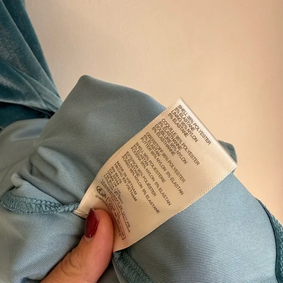 Free People Blue Velvet Rose Marie Mini Dress XS - Picture 8 of 11